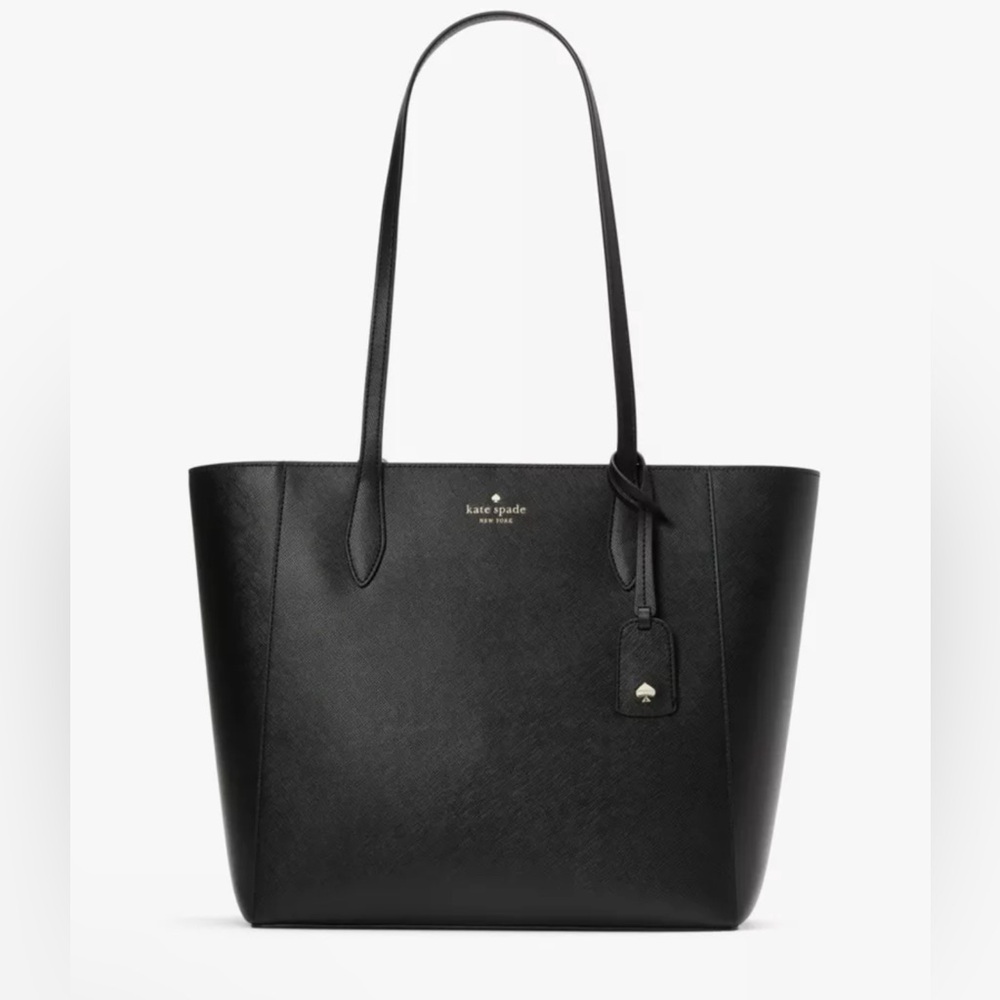Kate Spade Dana Saffiano Black Tote Bag NWT